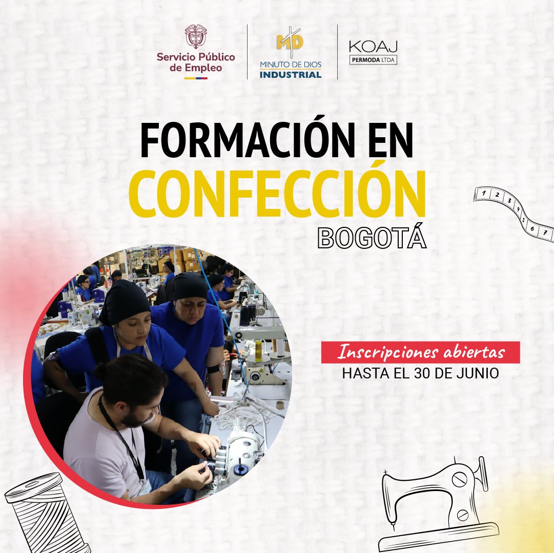 Formación en confección Bogotá